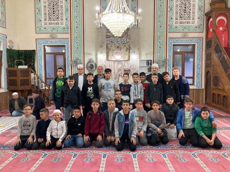 Havranlılar sabah namazında Kubbeli Cami de buluştu
