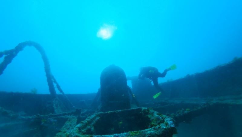 12 İngiliz dalgıç Çanakkale’de batıklara daldı
