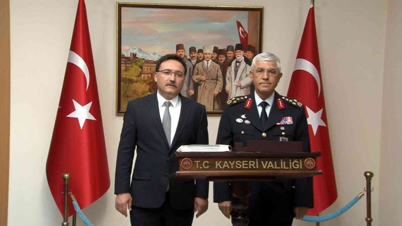 Jandarma Genel Komutanı Orgeneral Çetin’den Vali Çiçek’e ziyaret
