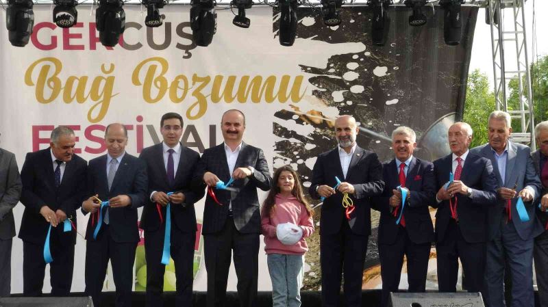 Gercüş’te bağ bozumu festivali düzenlendi
