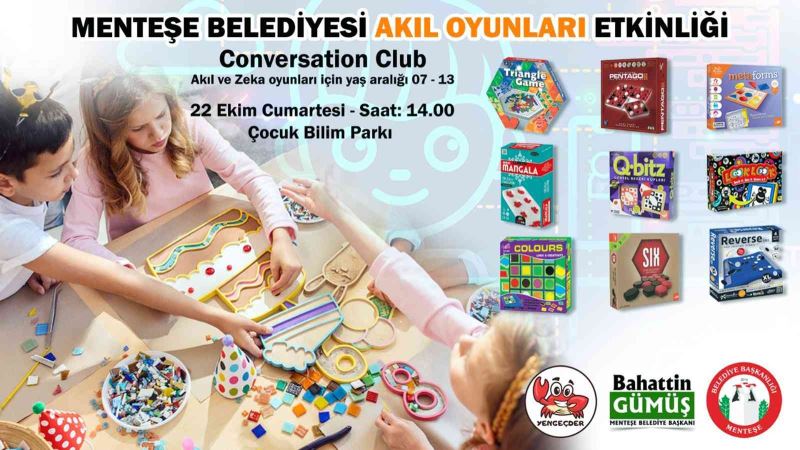 Menteşe’de akıl oyunları etkinliği
