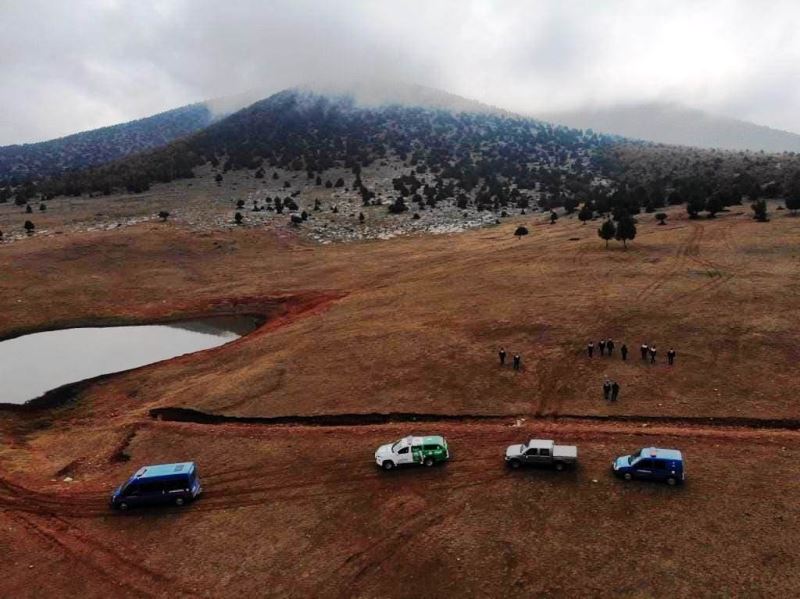 Kütahya’da kaçak avcılara yönelik dronla denetim
