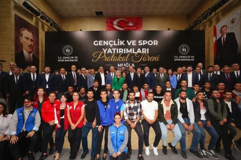 Muğla’ya 400 milyon TL tutarında 103 yeni spor tesisi kazandırılıyor
