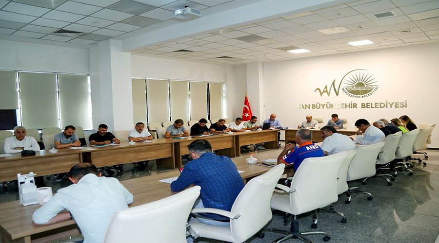 Van Büyükşehir Belediyesi Eylül Ayı UKOME Toplantısı yapıldı