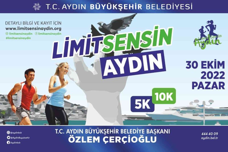 Başkan Çerçioğlu tüm koşucuları ’Limit Sensin Aydın’a davet etti
