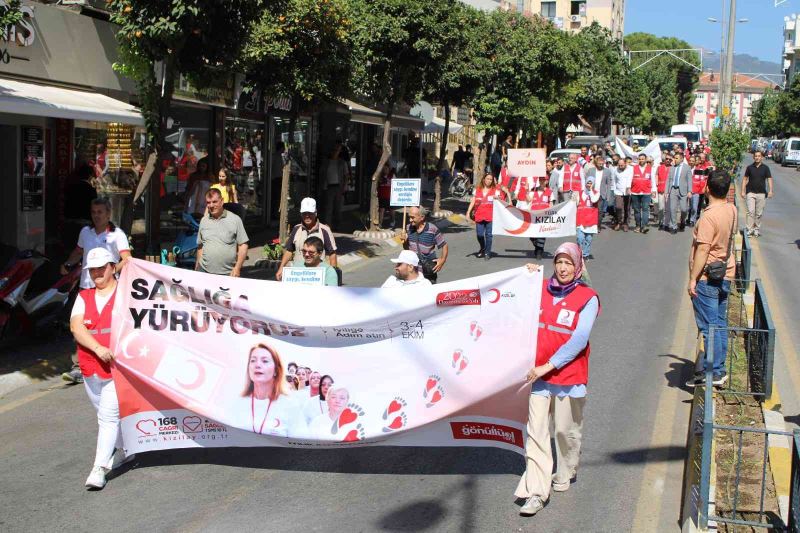 Aydın’da sağlık için yürüdüler
