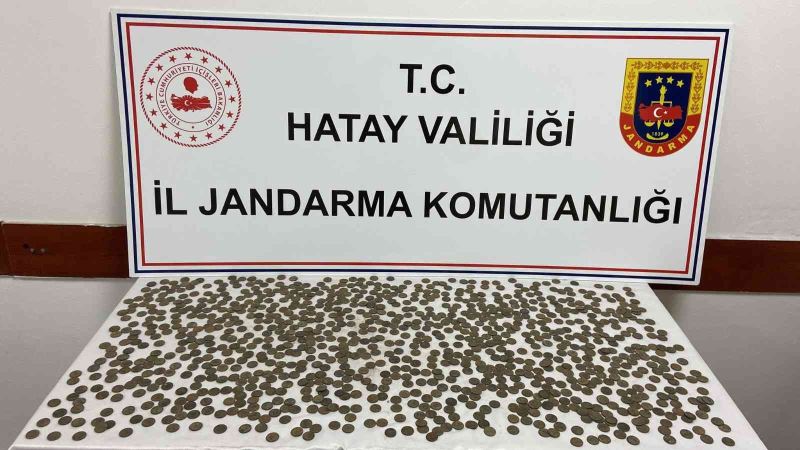 Hatay’da 960 adet sikke ele geçirildi
