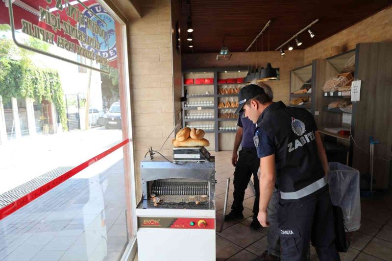 Bodrum’da zabıta ekiplerinden fırın ve pastanelere denetim
