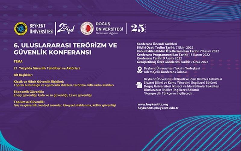 6. Uluslararası Terörizm ve Güvenlik Konferansı başlıyor
