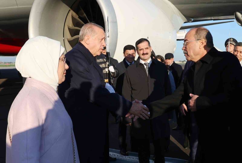 Cumhurbaşkanı Erdoğan Özbekistan’da
