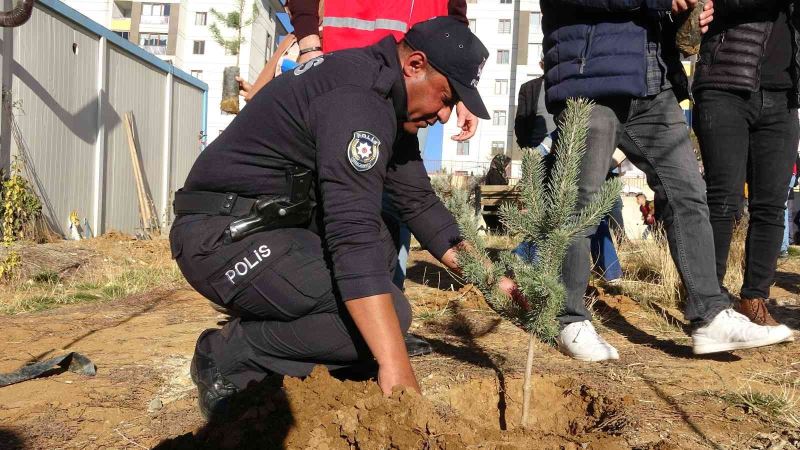 Yüksekova’da 2 bin 700 fidan toprakla buluşturuldu
