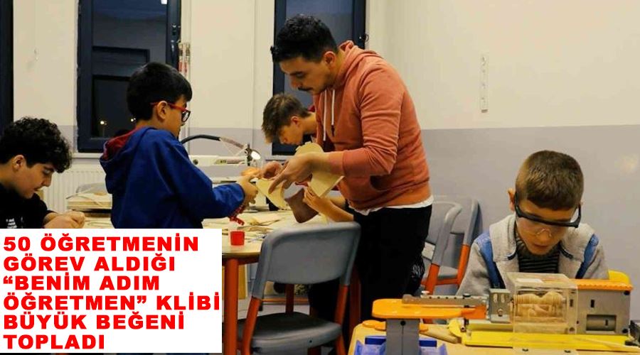 50 öğretmenin görev aldığı “Benim Adım Öğretmen” klibi büyük beğeni topladı