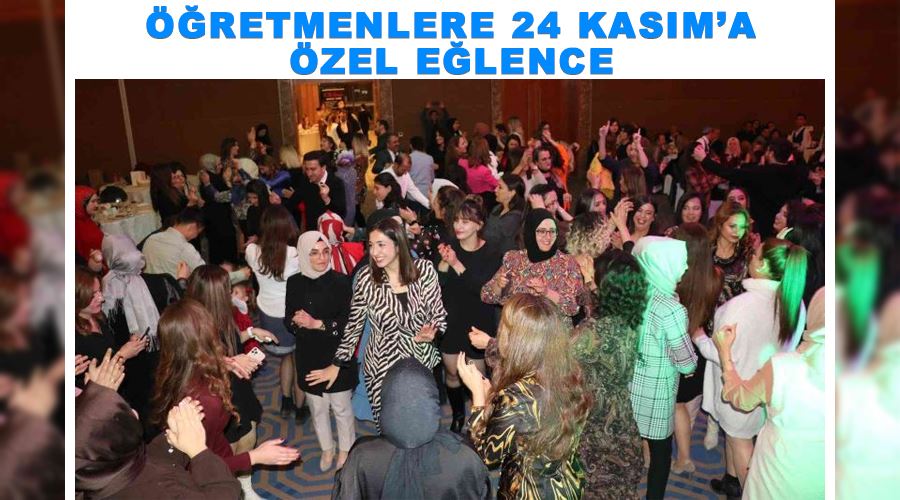 Öğretmenlere 24 Kasım’a özel eğlence