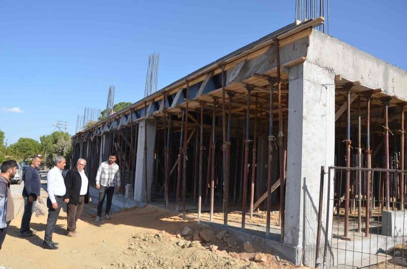 Koçarlı Cemevi ve Kültür Merkezi inşaatı hızla yükseliyor
