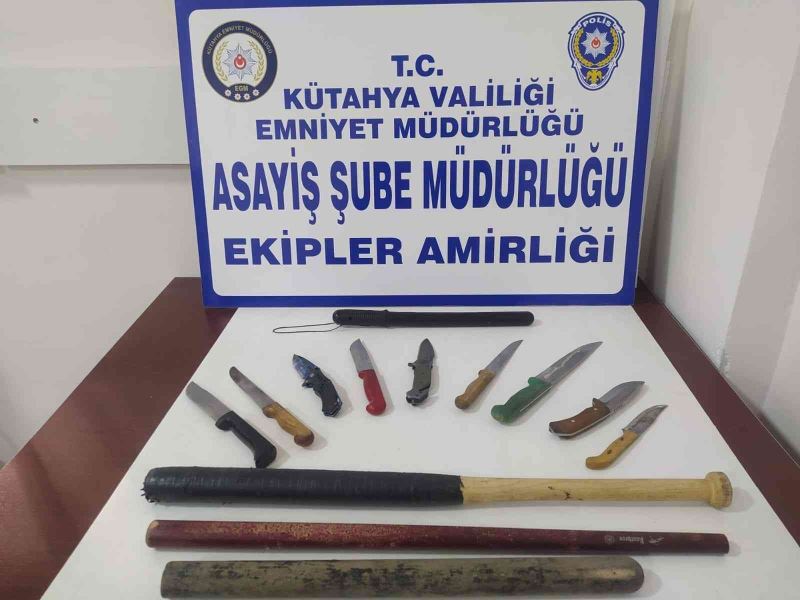 Kütahya’da “Dar Bölge” asayiş uygulaması
