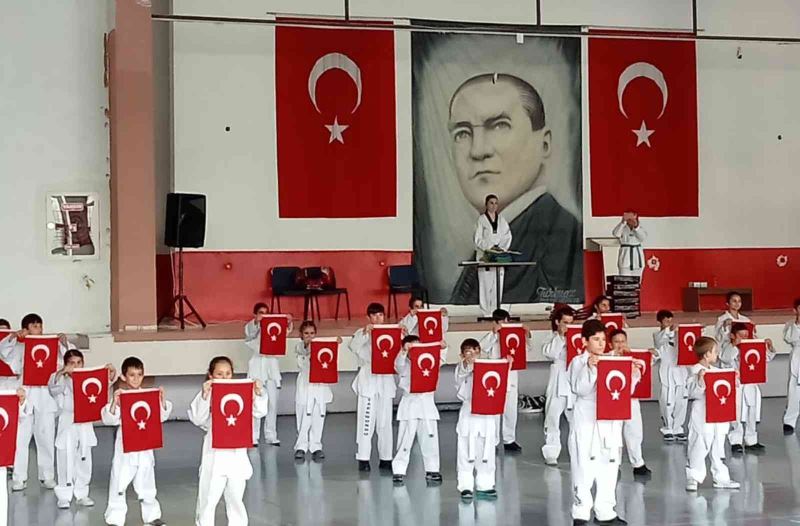 Bozüyük’te taekwando kuşak sınavı yapıldı
