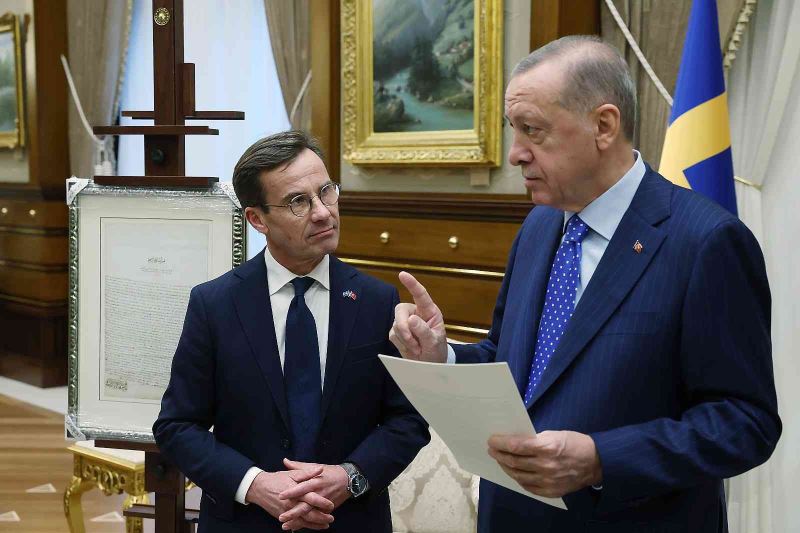 Cumhurbaşkanı Erdoğan, İsveç Başbakanı Ulf Kristersson ile görüştü
