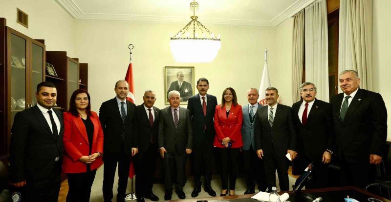 Bakan Kurum ile görüşen Başkan Yılmaz müjdeyi verdi
