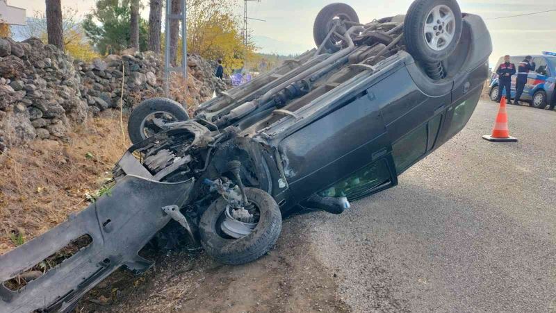 Osmaniye’de takla atan cipte sürücü yaralandı
