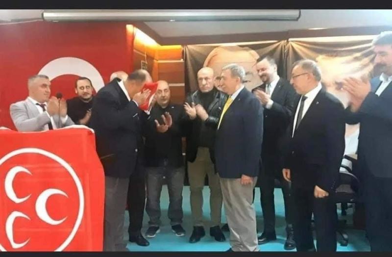 MHP İl Başkanlığı’nda devir teslim töreni
