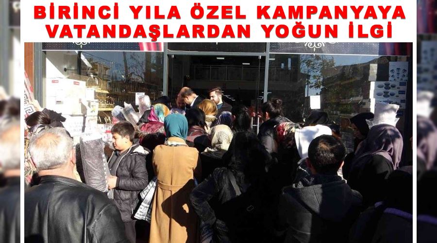 Birinci yıla özel kampanyaya vatandaşlardan yoğun ilgi