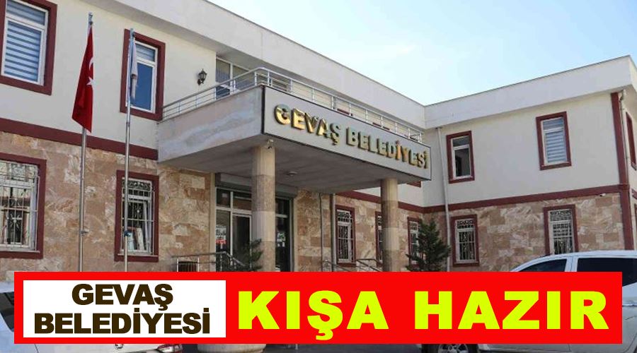 Gevaş Belediyesi kış hazırlıklarını tamamladı