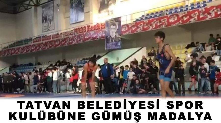 Tatvan Belediyesi Spor Kulübüne gümüş madalya