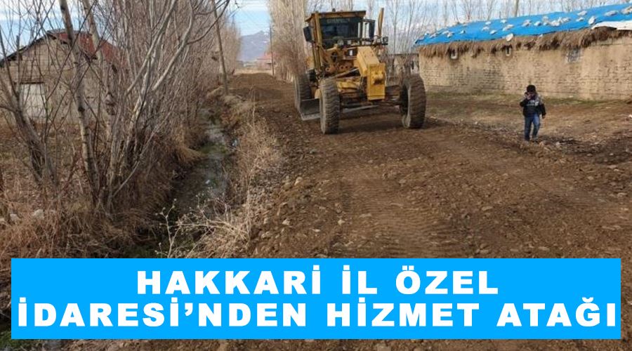 Hakkari İl Özel İdaresi’nden hizmet atağı