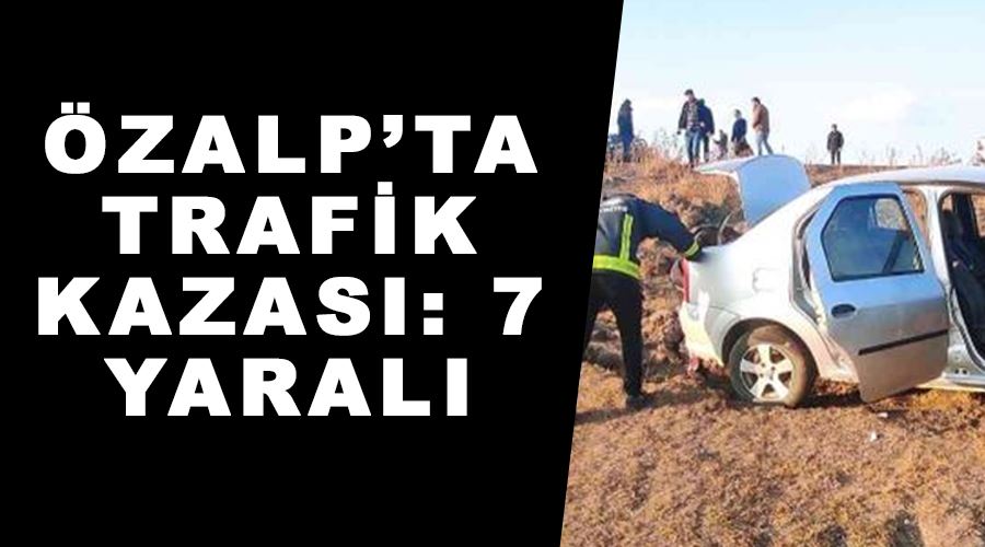 Özalp’ta trafik kazası: 7 yaralı