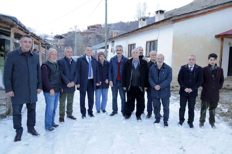 Vali Taşbilek’ten yılın son günlerinde köy ziyaretleri
