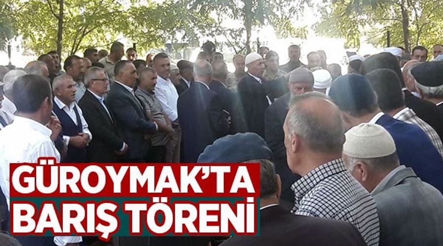 Güroymak’ta husumetli aileler barıştırıldı