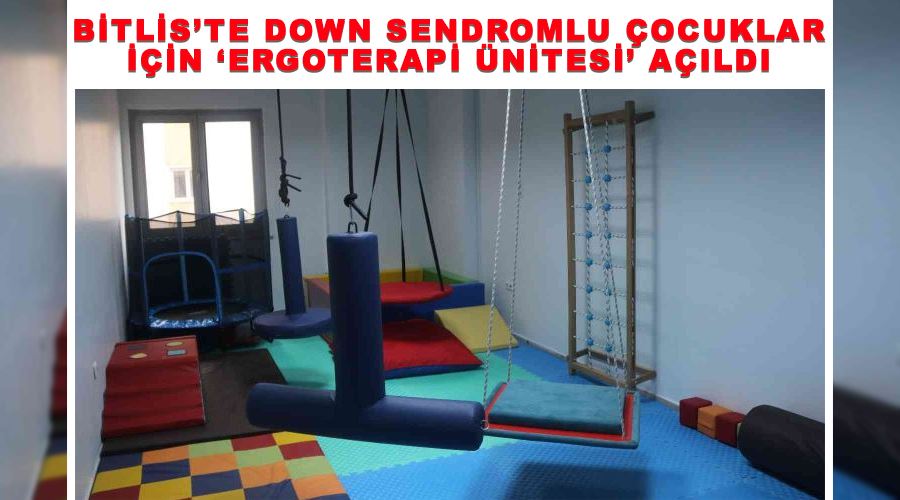 Bitlis’te down sendromlu çocuklar için ‘Ergoterapi Ünitesi’ açıldı