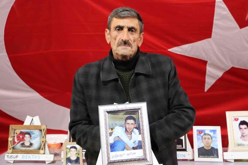 Evlat acısı çeken baba: “Ben oğlumu PKK ve HDP’den istiyorum”
