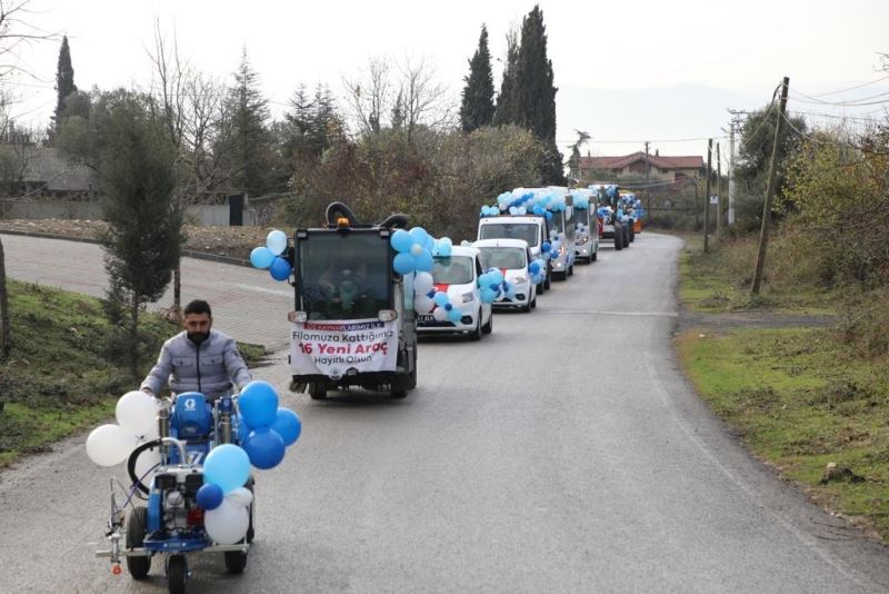 Öz kaynaklarla 16 yeni hizmet aracı
