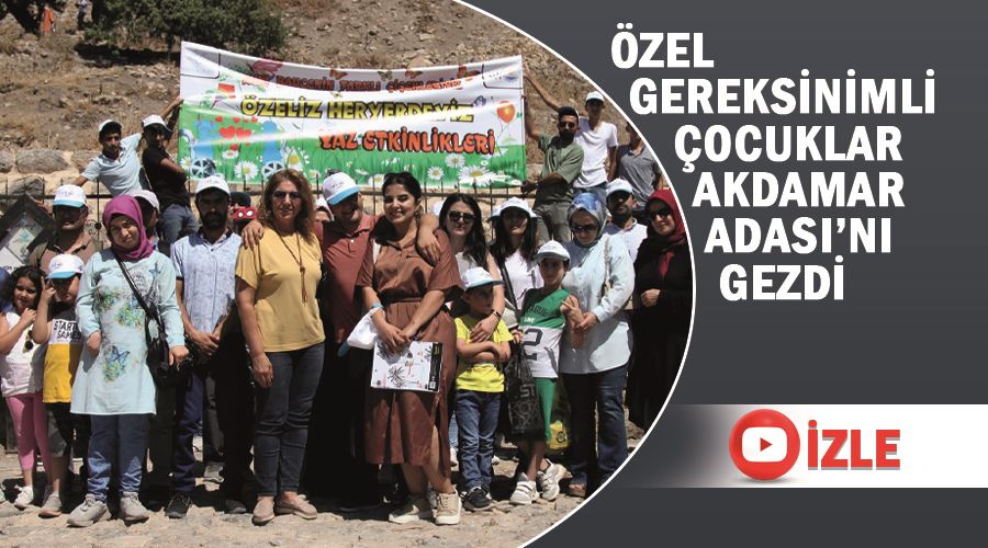 Özel gereksinimli çocuklar Akdamar Adası’nı gezdi