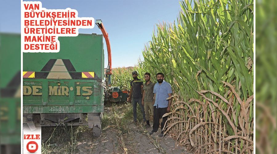 Van Büyükşehir Belediyesinden üreticilere makine desteği