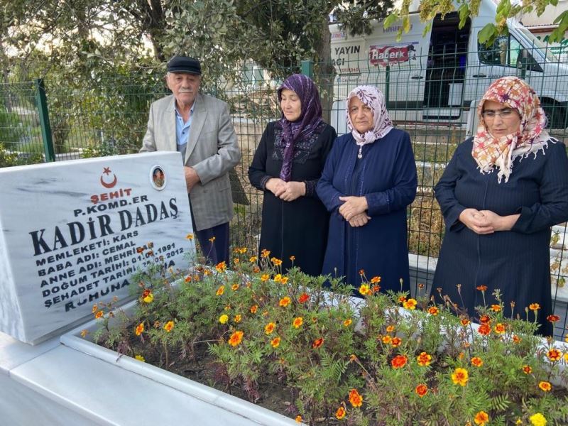 Faillerin yakalanışını şehidin kabri başında aldılar: 