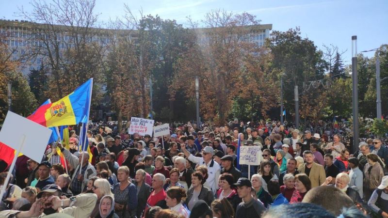 Moldova’da hükümet karşıtı protesto
