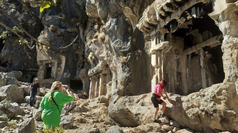Aydınlı doğa severlerin rotası Fethiye oldu
