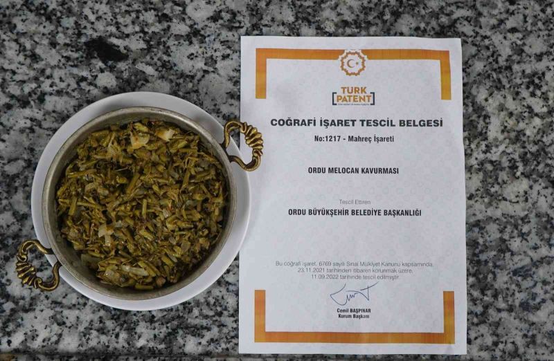 Melocan kavurması coğrafi işaret belgesi aldı
