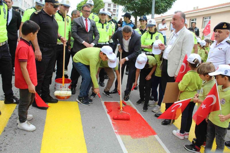 Sinop’ta yaya geçitlerine kırmızı çizgi
