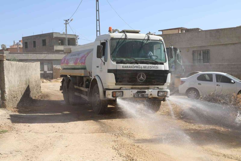 Karaköprü kırsalında yollar yenileniyor
