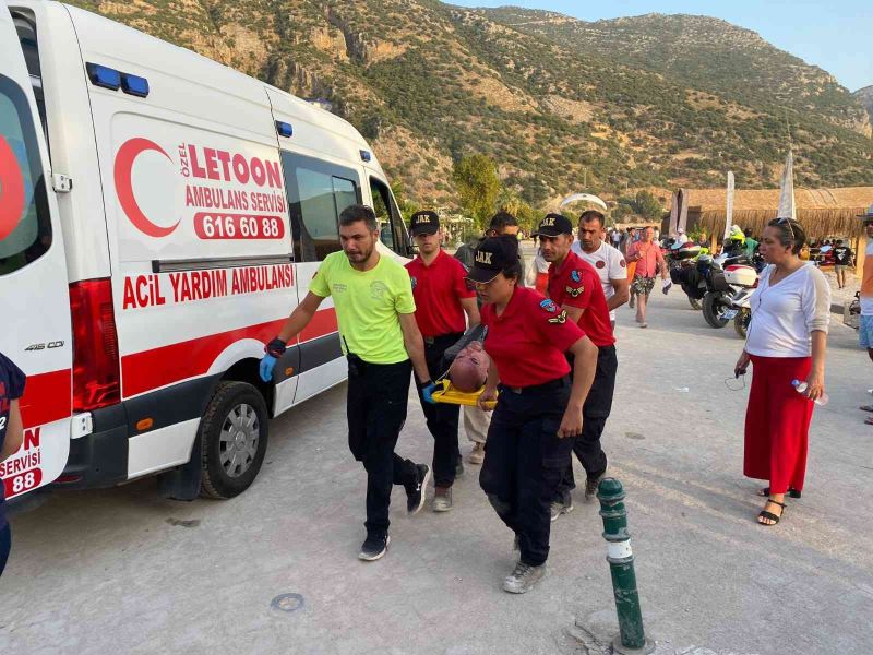 Fethiye’de paraşüt kazası: 1 yaralı
