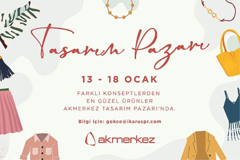 Akmerkez Tasarım Pazarı başladı
