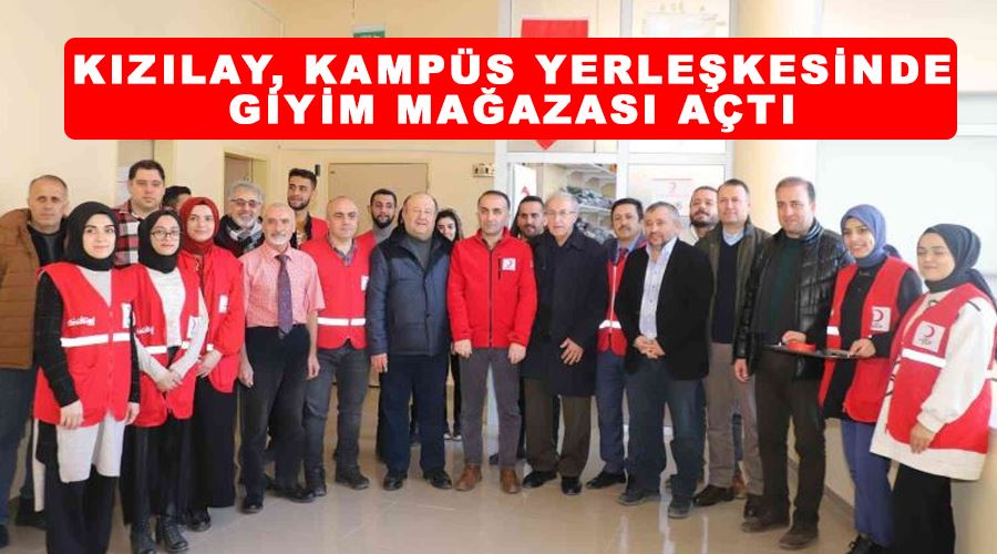 Kızılay, kampüs yerleşkesinde giyim mağazası açtı