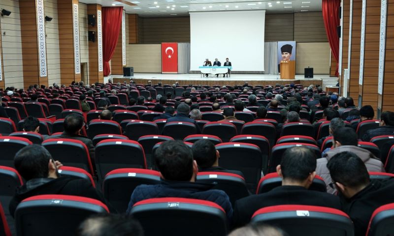 Erzincan Müftülüğünün Ocak Ayı Mutat Personel Toplantısı yapıldı
