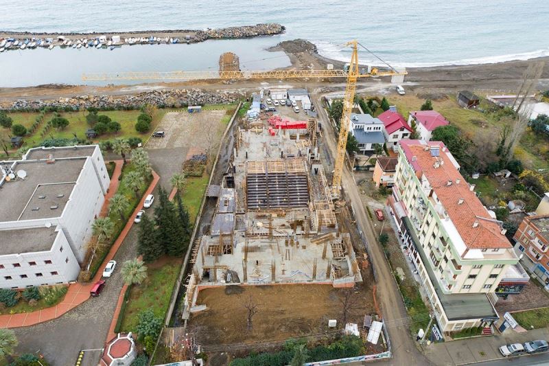 Akçaabat Kültür Merkezi inşaatı şekilleniyor
