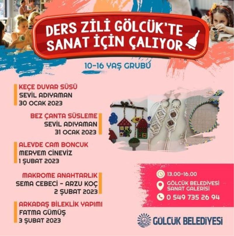 Karne tatili Gölcüklü çocuklar için dolu dolu geçecek
