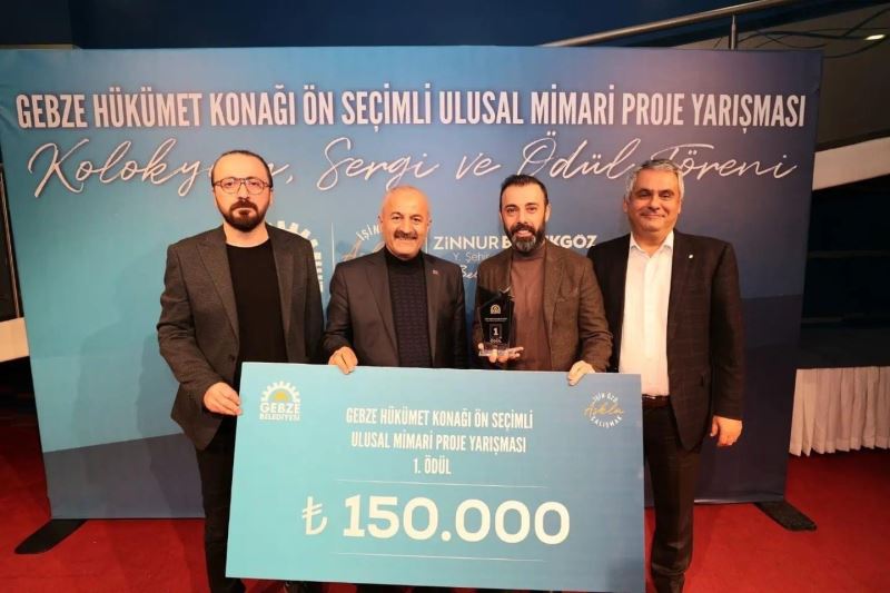 Gebze’nin yeni hükümet konağını belirleyecek projede ödüller sahiplerini buldu
