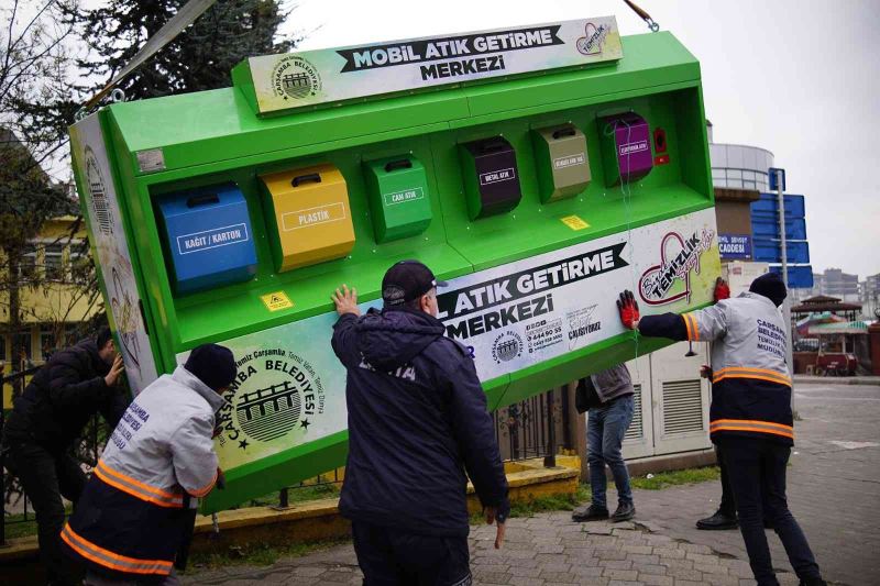 Çarşamba’ya mobil atık getirme merkezi
